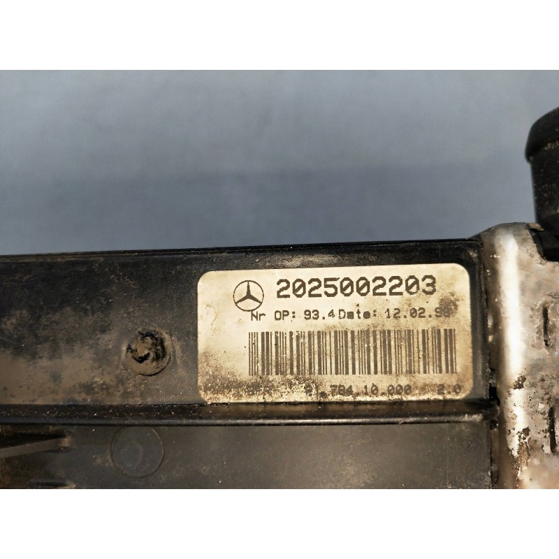 Recambio de radiador agua para mercedes clase c (w202) berlina 180 (202.018) referencia OEM IAM 2025002203  