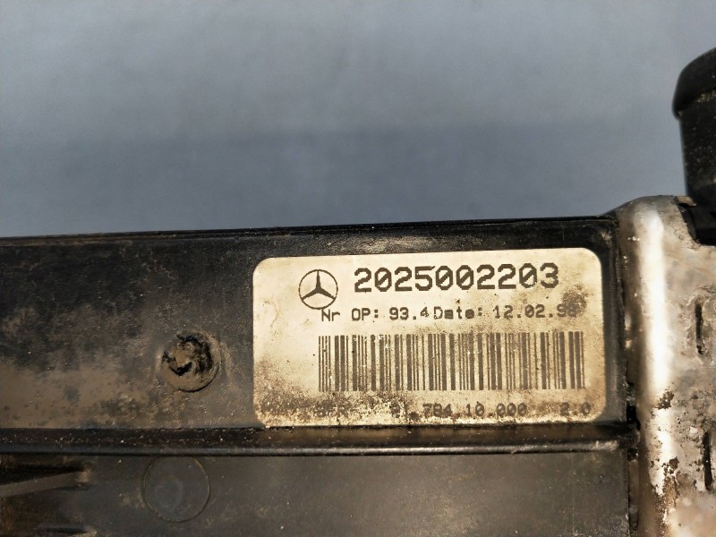Recambio de radiador agua para mercedes clase c (w202) berlina 180 (202.018) referencia OEM IAM 2025002203  