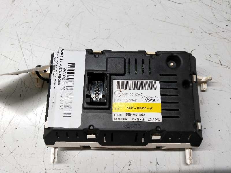 Recambio de pantalla multifuncion para ford fiesta (cb1) ambiente referencia OEM IAM BA6T18B955AC  