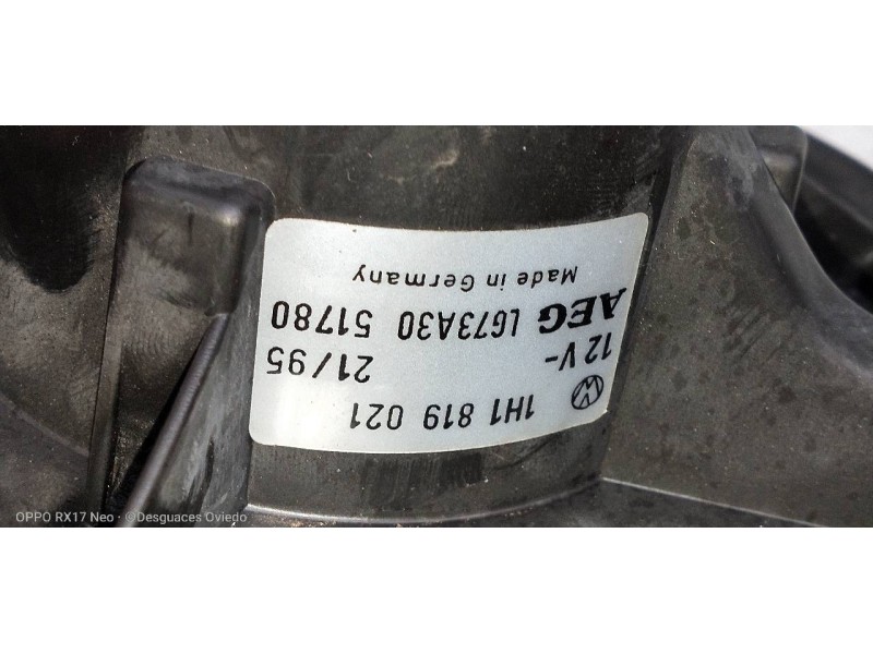 Recambio de motor calefaccion para volkswagen vento (1h2) gl referencia OEM IAM 1H1819021 LG73A30 51780