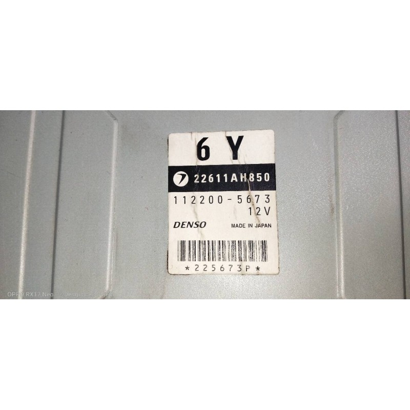 Recambio de centralita motor uce para subaru legacy familiar/outback b13 (bp) 2.5 sw referencia OEM IAM 22611AH850 1122005673 