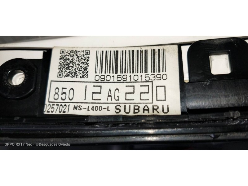Recambio de cuadro instrumentos para subaru legacy familiar/outback b13 (bp) 2.5 sw referencia OEM IAM 85012AG22 0257021 