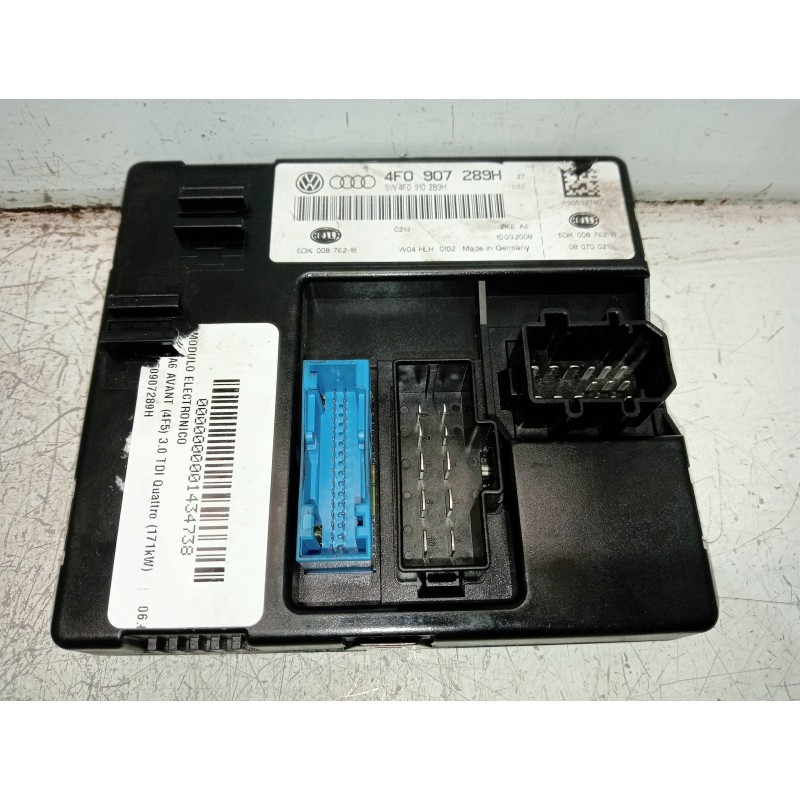 Recambio de modulo electronico para audi a6 avant (4f5) 3.0 tdi quattro (171kw) referencia OEM IAM 4F0907289H SW45F0910289H 5DK0