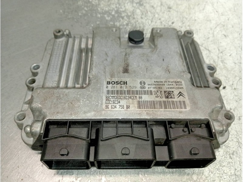 Recambio de centralita motor uce para peugeot 207 x-line referencia OEM IAM 9663475880 0281012529 1039S15663