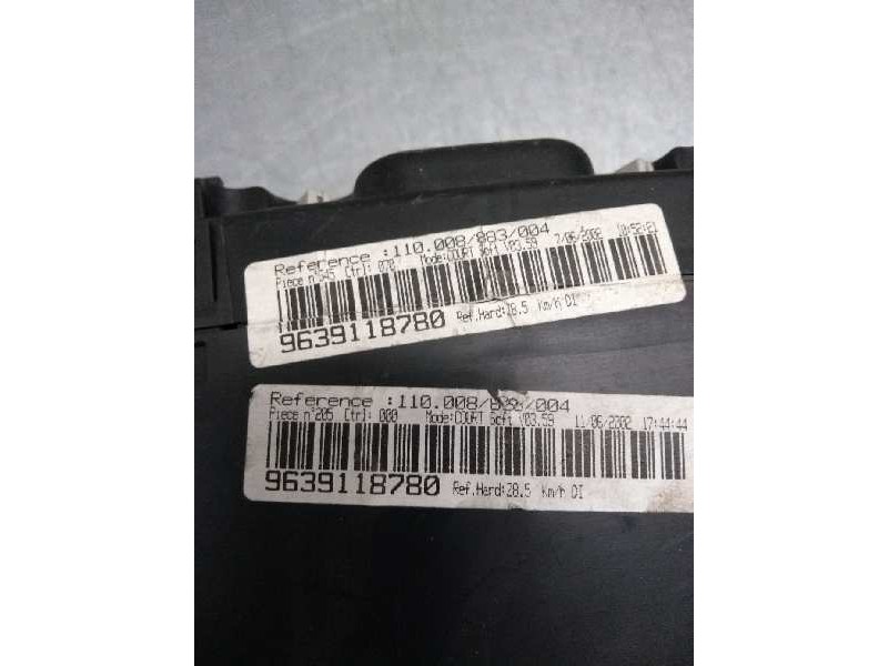 Recambio de cuadro instrumentos para peugeot 607 (s1) 2.2 hdi fap cat referencia OEM IAM 110008883004 9639118780 