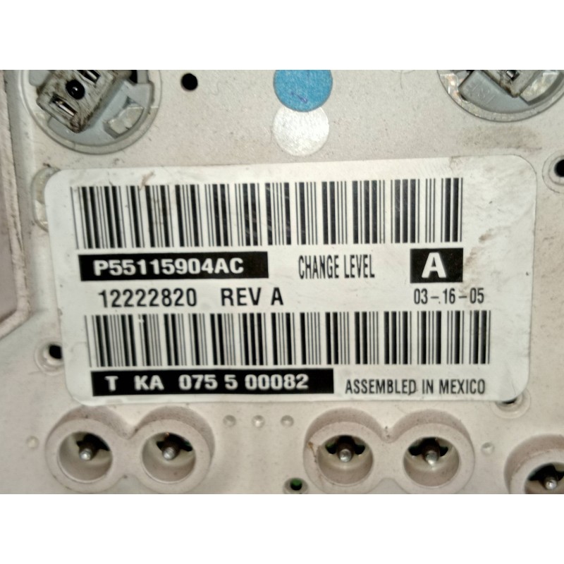 Recambio de mando calefaccion / aire acondicionado para jeep gr.cherokee (wj/wg) 2.7 crd limited referencia OEM IAM P55115904AC 