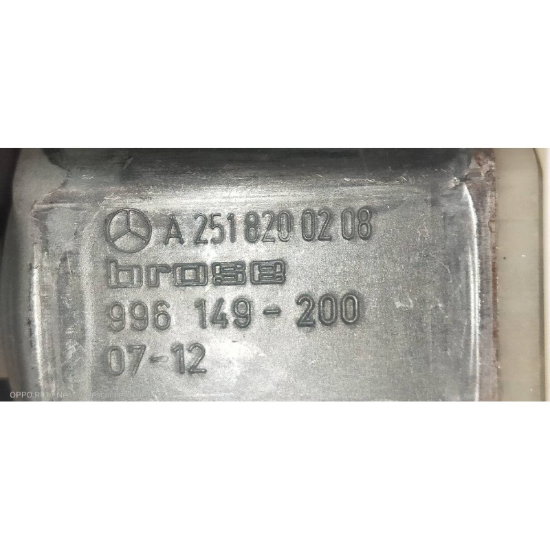 Recambio de elevalunas trasero derecho para mercedes clase gl (x164) 320 cdi 4-matic (164.822) referencia OEM IAM A2518200208 A1