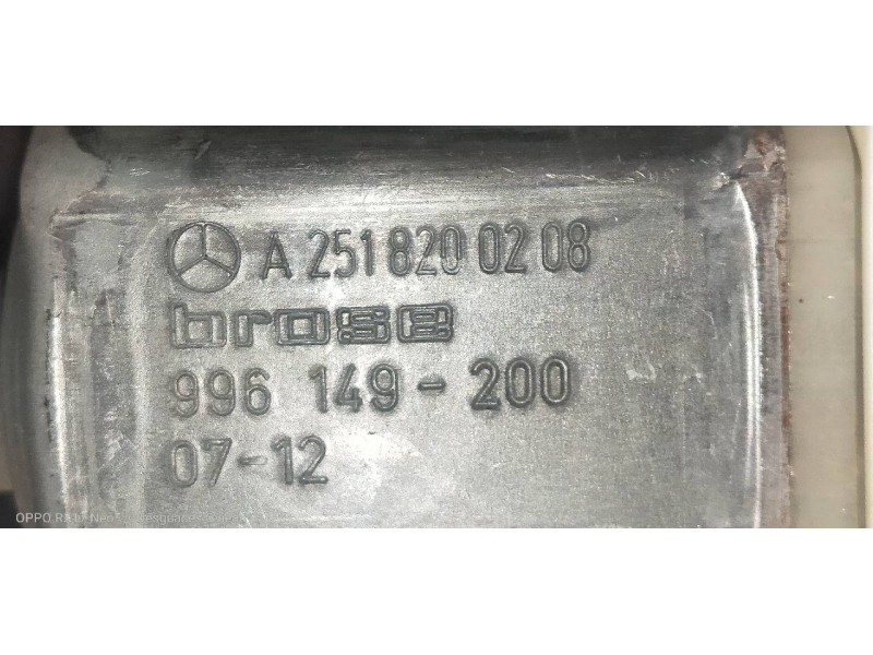 Recambio de elevalunas trasero derecho para mercedes clase gl (x164) 320 cdi 4-matic (164.822) referencia OEM IAM A2518200208 A1