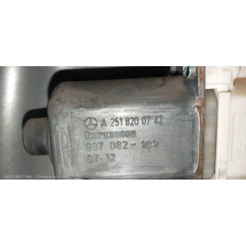 Recambio de elevalunas delantero izquierdo para mercedes clase gl (x164) 320 cdi 4-matic (164.822) referencia OEM IAM A251820074