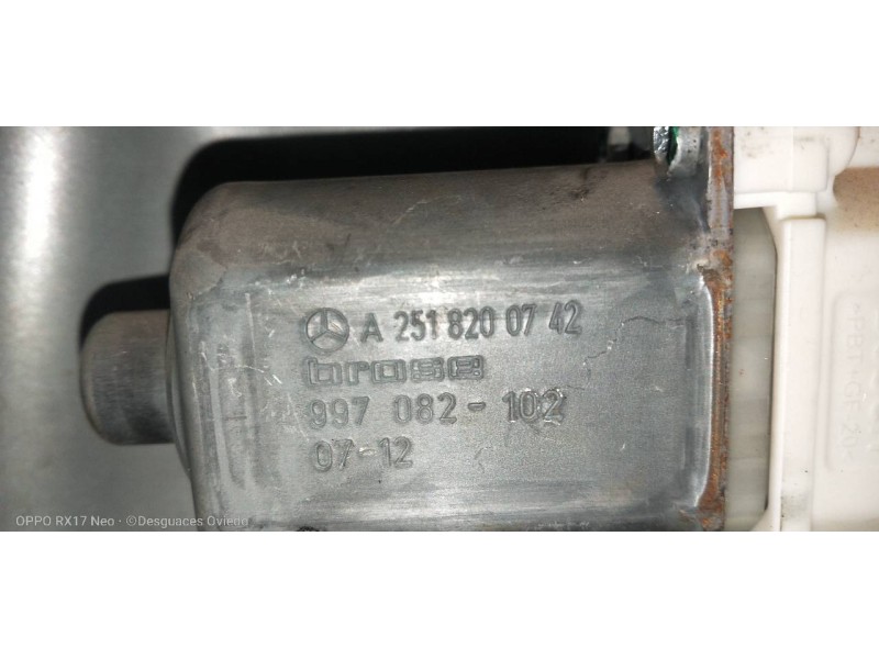 Recambio de elevalunas delantero izquierdo para mercedes clase gl (x164) 320 cdi 4-matic (164.822) referencia OEM IAM A251820074