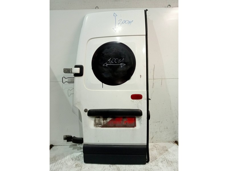 Recambio de puerta trasera izquierda para opel movano (2004 =>) furgón largo techo sobreelevado l3h3 3.5t referencia OEM IAM   