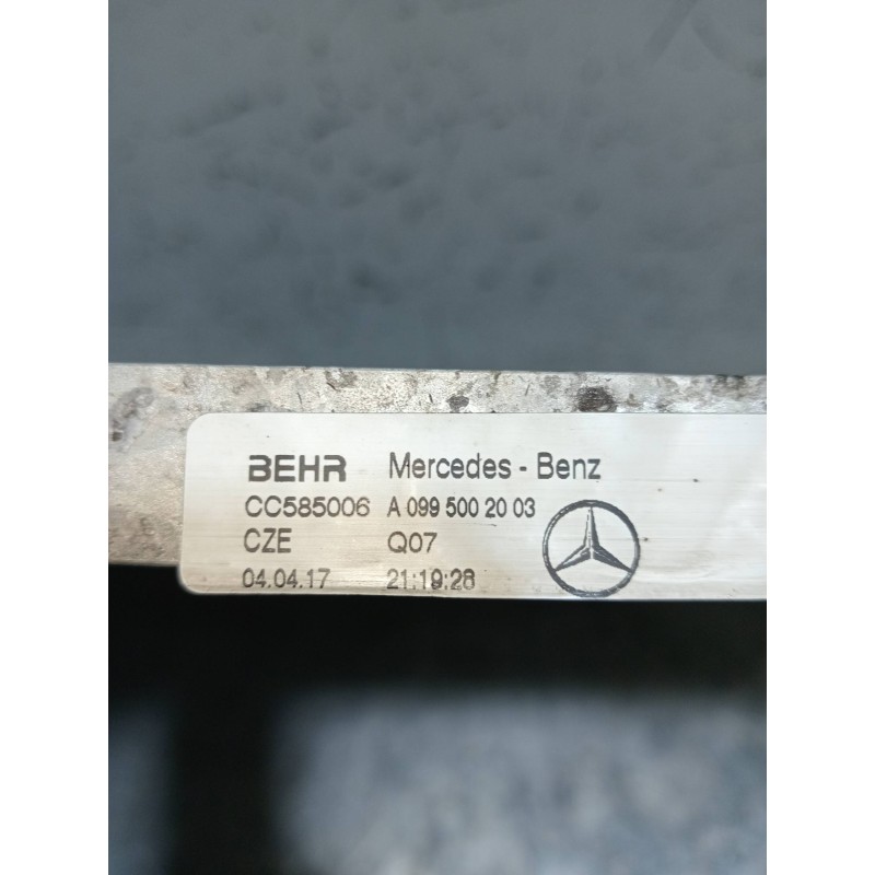 Recambio de radiador agua para mercedes clase c (w205) familiar c 220 t cdi bluetec (205.204) referencia OEM IAM A0995002003  