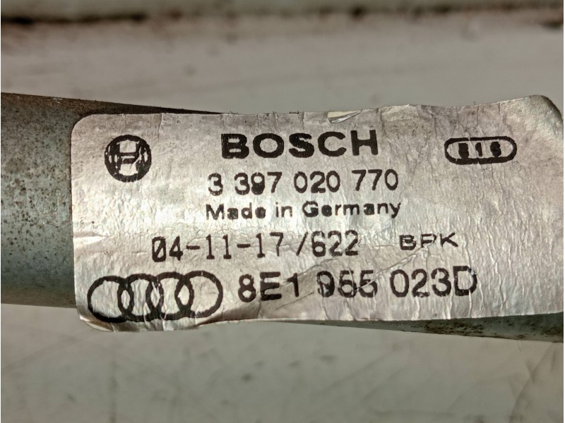 Recambio de motor limpia delantero para audi a4 berlina (8e) 2.0 referencia OEM IAM 3397020770 8E1955023D 