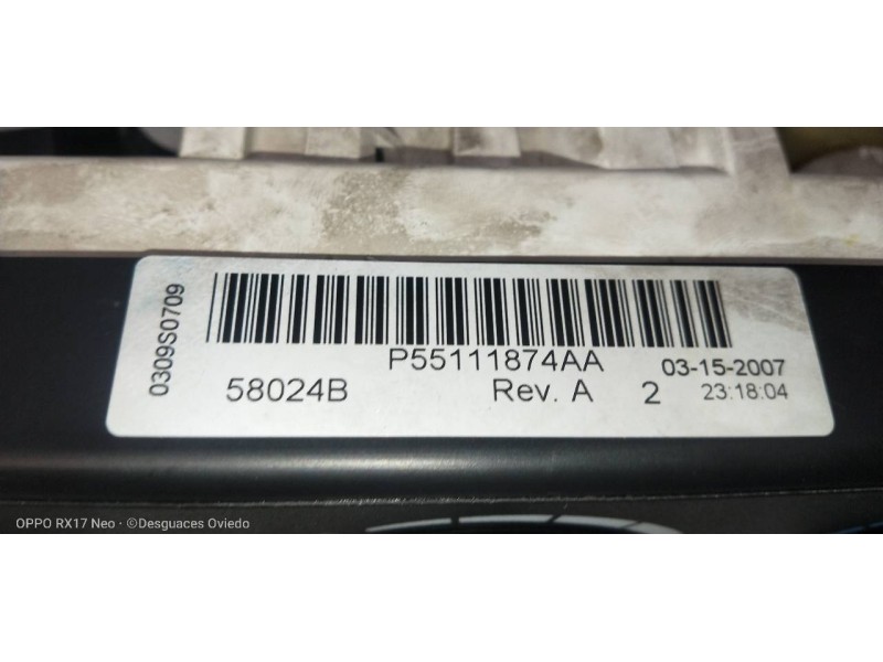 Recambio de mando calefaccion / aire acondicionado para jeep compass sport referencia OEM IAM P55111874AA  