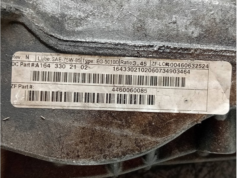 Recambio de diferencial delantero para mercedes clase gl (x164) 320 cdi 4-matic (164.822) referencia OEM IAM A1643302102 4460310