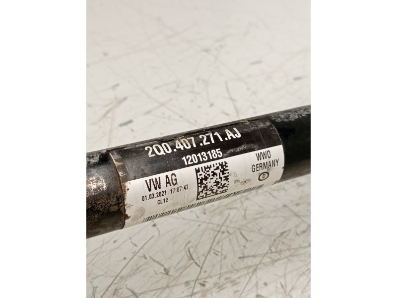 Recambio de transmision delantera izquierda para seat ibiza (kj1) style go referencia OEM IAM 2Q0407271AJ  