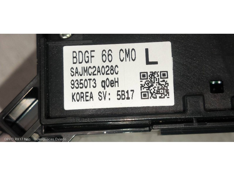Recambio de mando multifuncion para mazda 3 berlina (bp) evolution referencia OEM IAM BDGF66CM0 3449T2B SAJMC2A028C SAJMG3A026B 