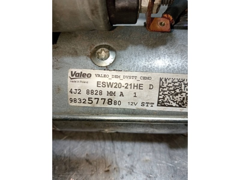 Recambio de motor arranque para fiat doblo ii cargo (263) referencia OEM IAM 9832577880 4J28828MMA1 