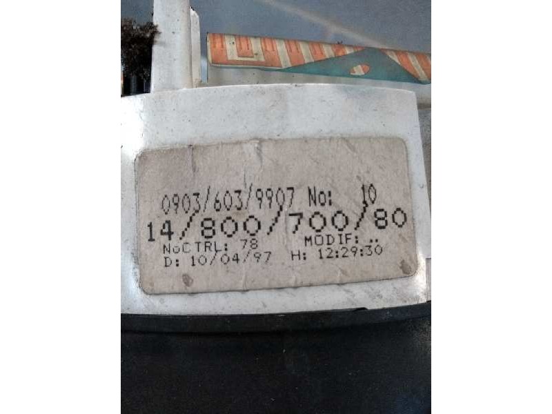 Recambio de cuadro instrumentos para fiat ulysse (121) 1.9 turbodiesel referencia OEM IAM 1480070080 09036039907 