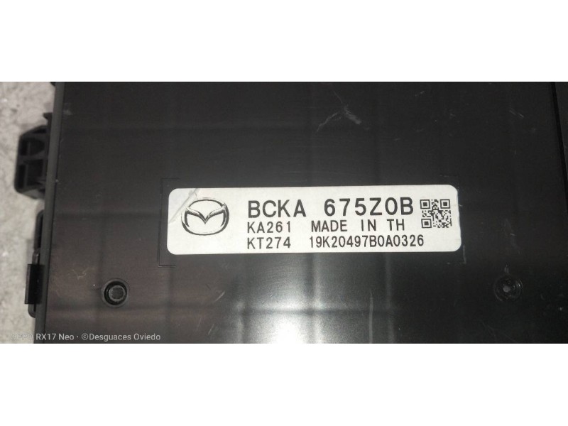 Recambio de modulo electronico para mazda 3 berlina (bp) evolution referencia OEM IAM BCKA675Z0B KA261 KT274 