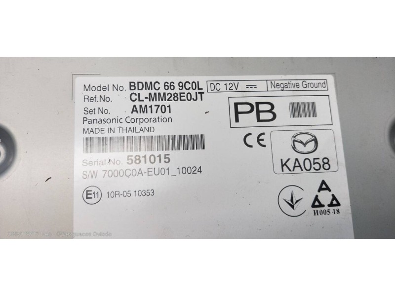 Recambio de modulo electronico para mazda 3 berlina (bp) evolution referencia OEM IAM BDMC669C0L CLMM28E0JT 