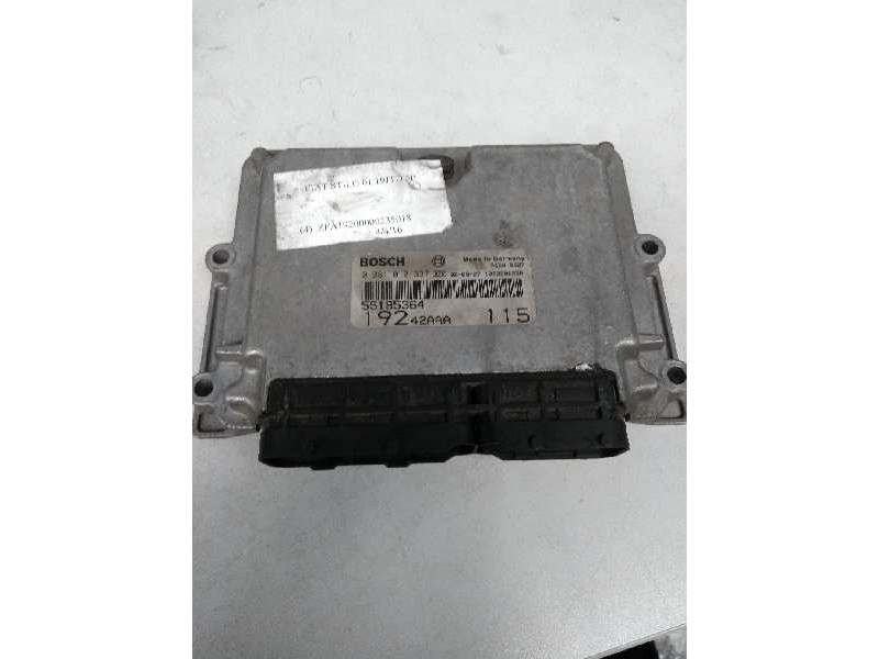 Recambio de centralita motor uce para fiat stilo (192) 1.9 jtd cat referencia OEM IAM 0281010337 55185364 19242AAA115