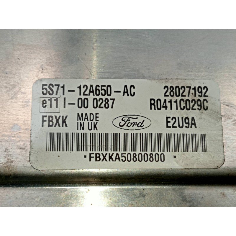 Recambio de centralita motor uce para ford mondeo berlina (ge) ambiente (06.2003) (d) referencia OEM IAM 5S7112A650AC 28027192 R