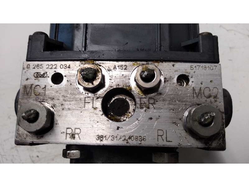 Recambio de abs para fiat stilo (192) 1.9 jtd cat referencia OEM IAM 0265222034 0265800016 51718107