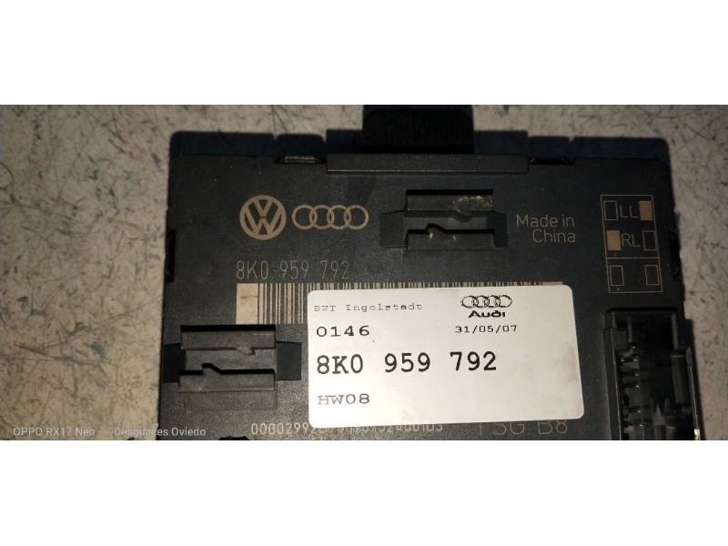 Recambio de modulo electronico para audi a5 coupe (8t) 3.0 tdi quattro referencia OEM IAM 8K0959792  