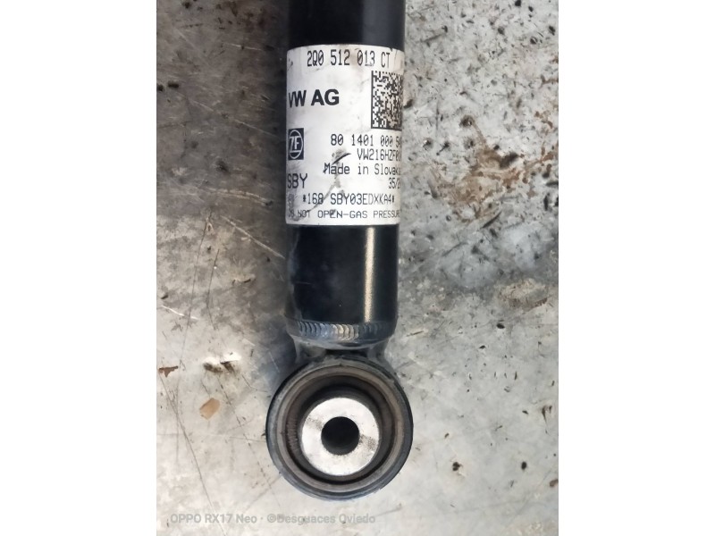 Recambio de amortiguador trasero derecho para volkswagen t-cross advance referencia OEM IAM 2Q0513013CT 801401000549 