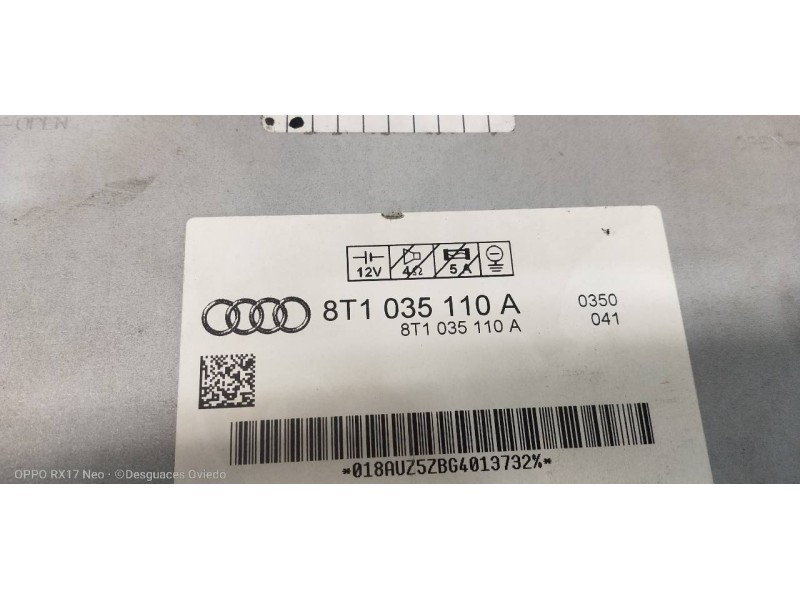 Recambio de sistema audio / radio cd para audi a5 coupe (8t) 3.0 tdi quattro referencia OEM IAM   