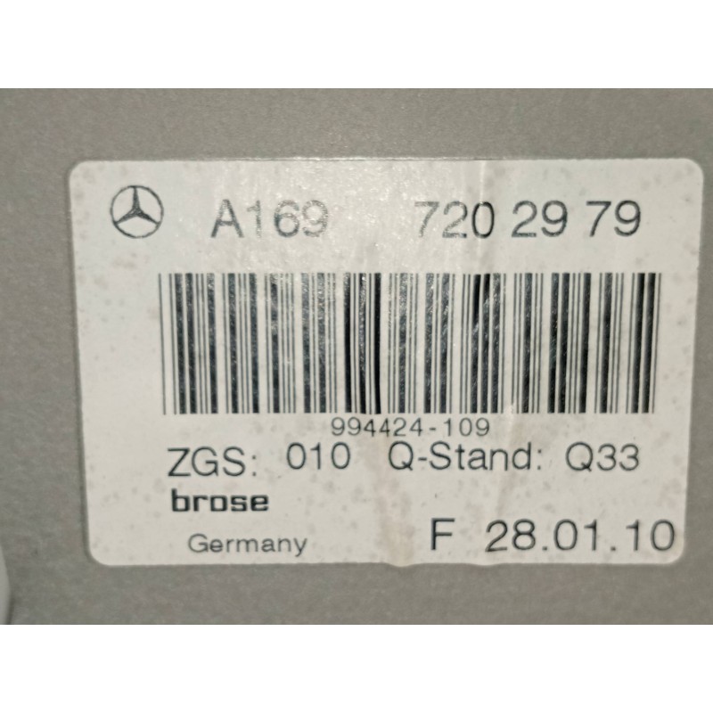 Recambio de elevalunas delantero izquierdo para mercedes clase b (w245) 200 cdi special edition (245.208) referencia OEM IAM A16