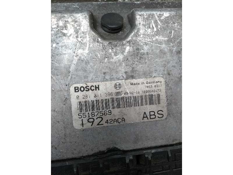 Recambio de centralita motor uce para fiat stilo (192) 1.9 jtd cat referencia OEM IAM 0281011396 55187569 19242ACAABS