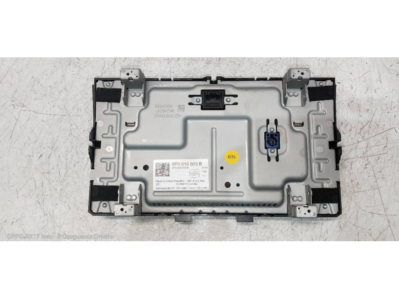 Recambio de pantalla multifuncion para seat ibiza (kj1) style go referencia OEM IAM 6F0919605B A3C0050180101 