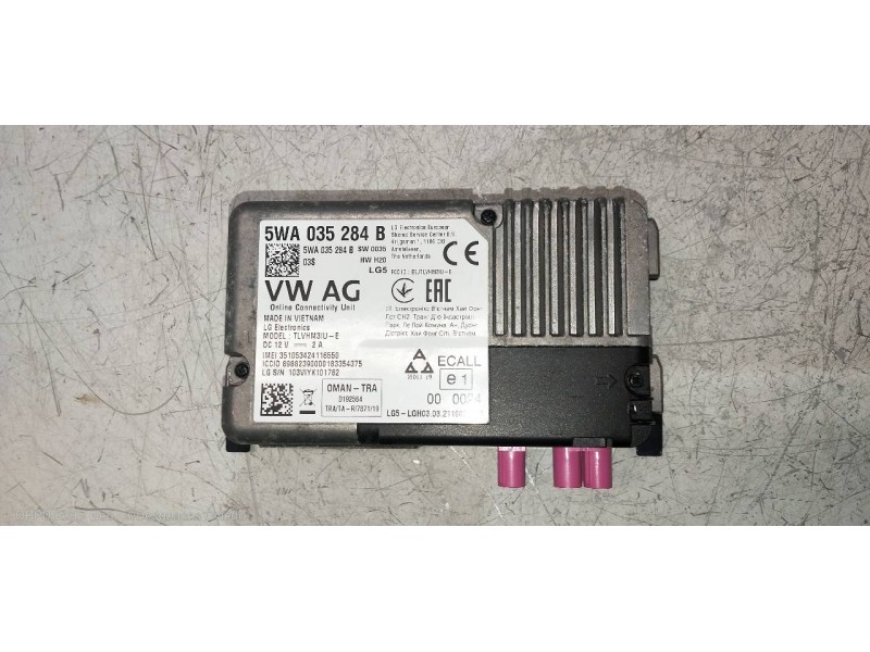 Recambio de modulo electronico para seat ibiza (kj1) style go referencia OEM IAM 5WA035284B  