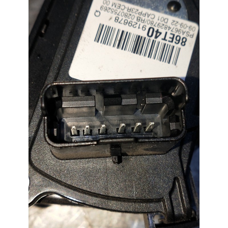Recambio de potenciometro pedal para fiat doblo ii cargo (263) 1.6 jtdm 16v cat referencia OEM IAM 86ET40 9674829780 0280755269