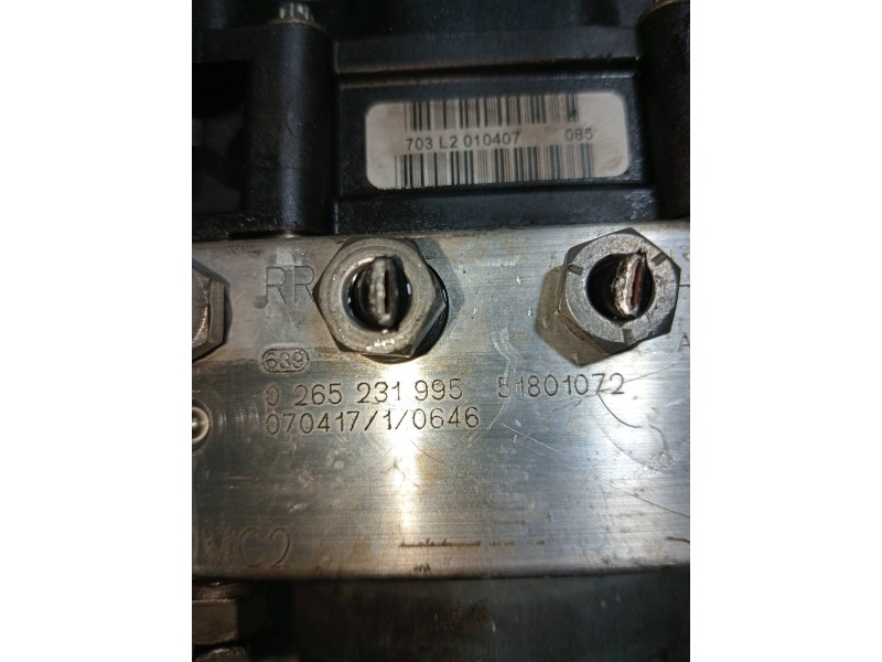 Recambio de abs para fiat linea (110) dynamic referencia OEM IAM 0265231995 51801072 