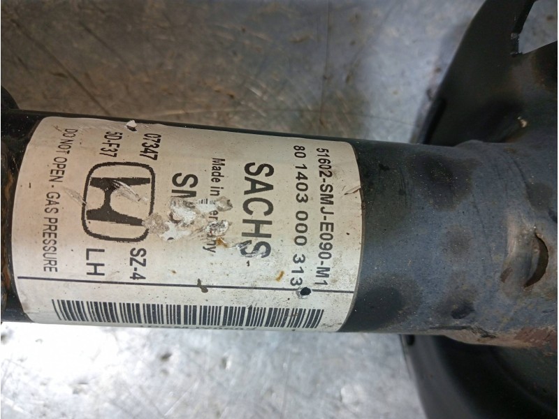 Recambio de amortiguador delantero izquierdo para honda civic berlina 5 (fk) 2.2 i-ctdi comfort referencia OEM IAM 801403000313 