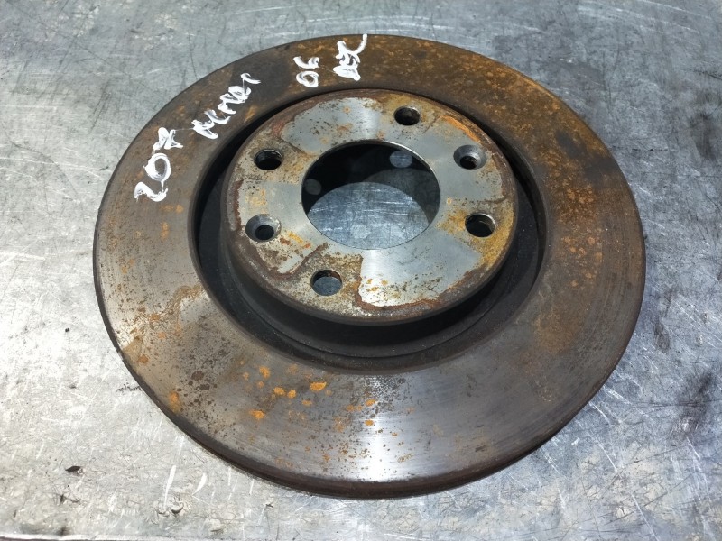 Recambio de disco freno delantero para peugeot 207 x-line referencia OEM IAM   VENTILADO