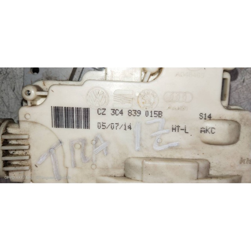 Recambio de motor cierre centralizado trasero izquierdo para volkswagen passat variant (365) advance bluemotion referencia OEM I