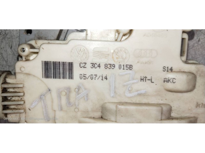 Recambio de motor cierre centralizado trasero izquierdo para volkswagen passat variant (365) advance bluemotion referencia OEM I