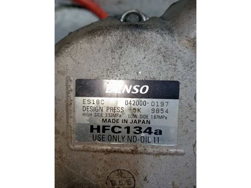 Recambio de compresor aire acondicionado para toyota prius (nhw20) basis referencia OEM IAM 0420000197  