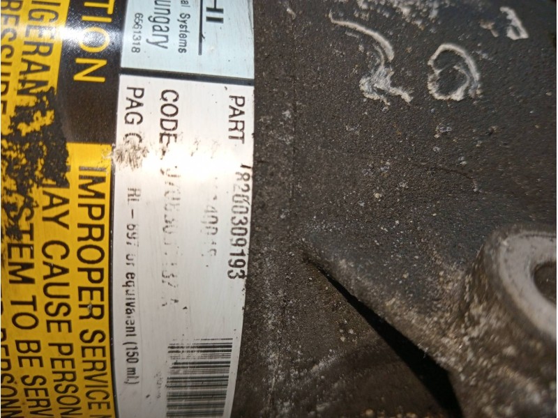 Recambio de compresor aire acondicionado para nissan primera berlina (p12) acenta referencia OEM IAM 8200309193  