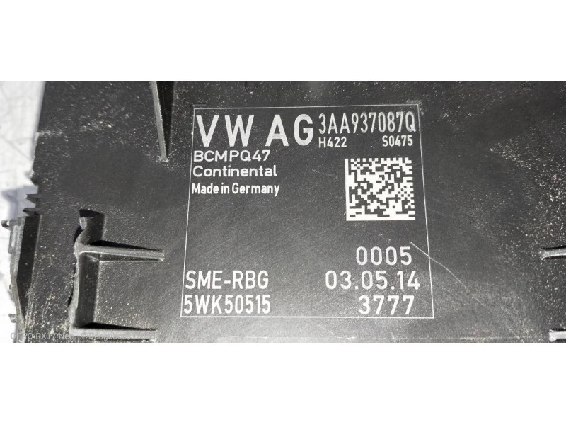 Recambio de modulo electronico para volkswagen passat variant (365) advance bluemotion referencia OEM IAM 3AA937087Q 5WK50515 BC
