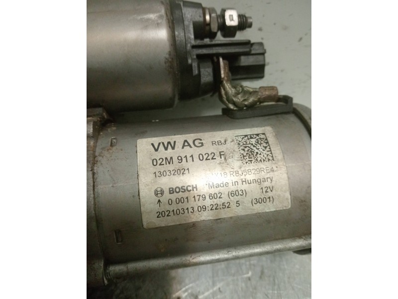Recambio de motor arranque para seat ibiza (kj1) style go referencia OEM IAM 02M911022F  