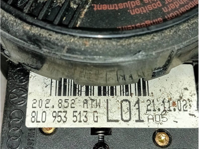 Recambio de mando luces para skoda octavia berlina (1u2) ambiente referencia OEM IAM 8L0953513G 4B0953503 