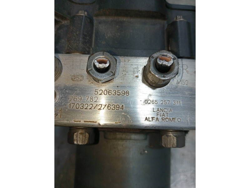 Recambio de abs para fiat tipo ii (357) fam lounge referencia OEM IAM 0265257311 52063598 