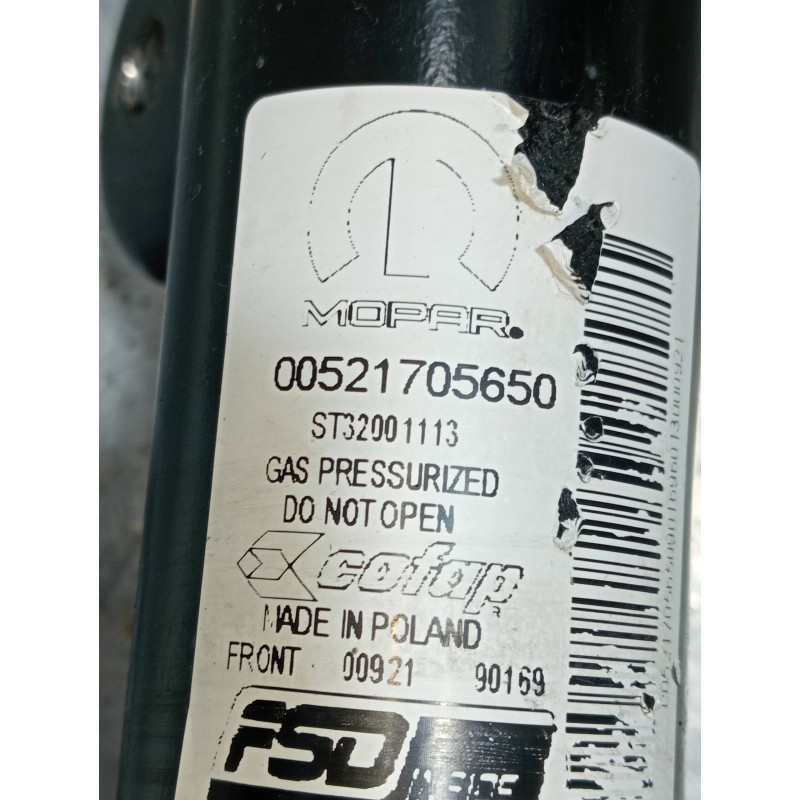 Recambio de amortiguador delantero izquierdo para fiat tipo ii (357) fam lounge referencia OEM IAM 00521705650 ST32001113 