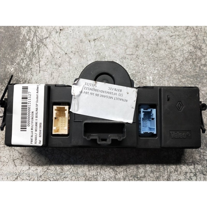 Recambio de mando calefaccion / aire acondicionado para renault megane ii berlina 5p confort authentique referencia OEM IAM 8200
