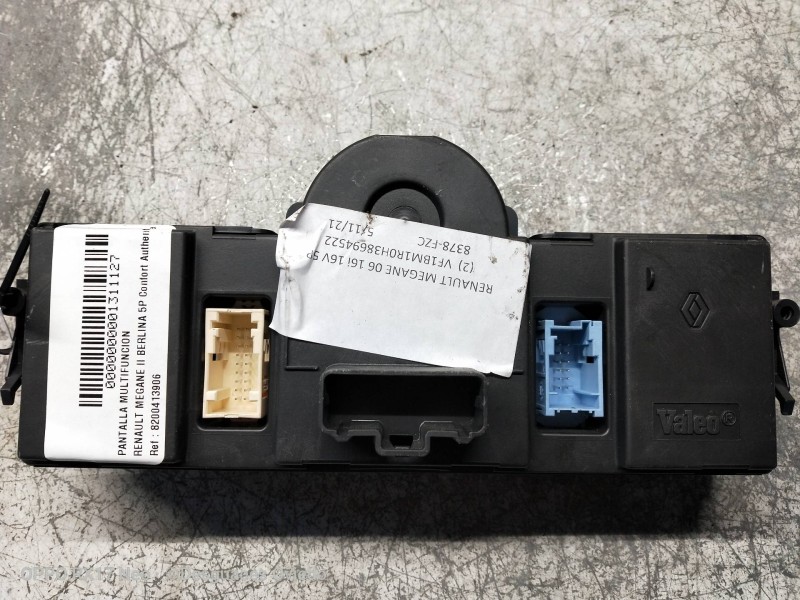 Recambio de mando calefaccion / aire acondicionado para renault megane ii berlina 5p confort authentique referencia OEM IAM 8200